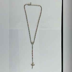 D&G Necklace, Rosary-Style Metal Men's or Women's, Like New, Not Worn.